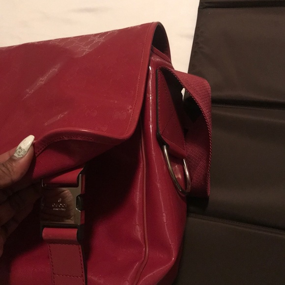 Limited Gucci Leather Diaper Bag - Picture 6 of 8
